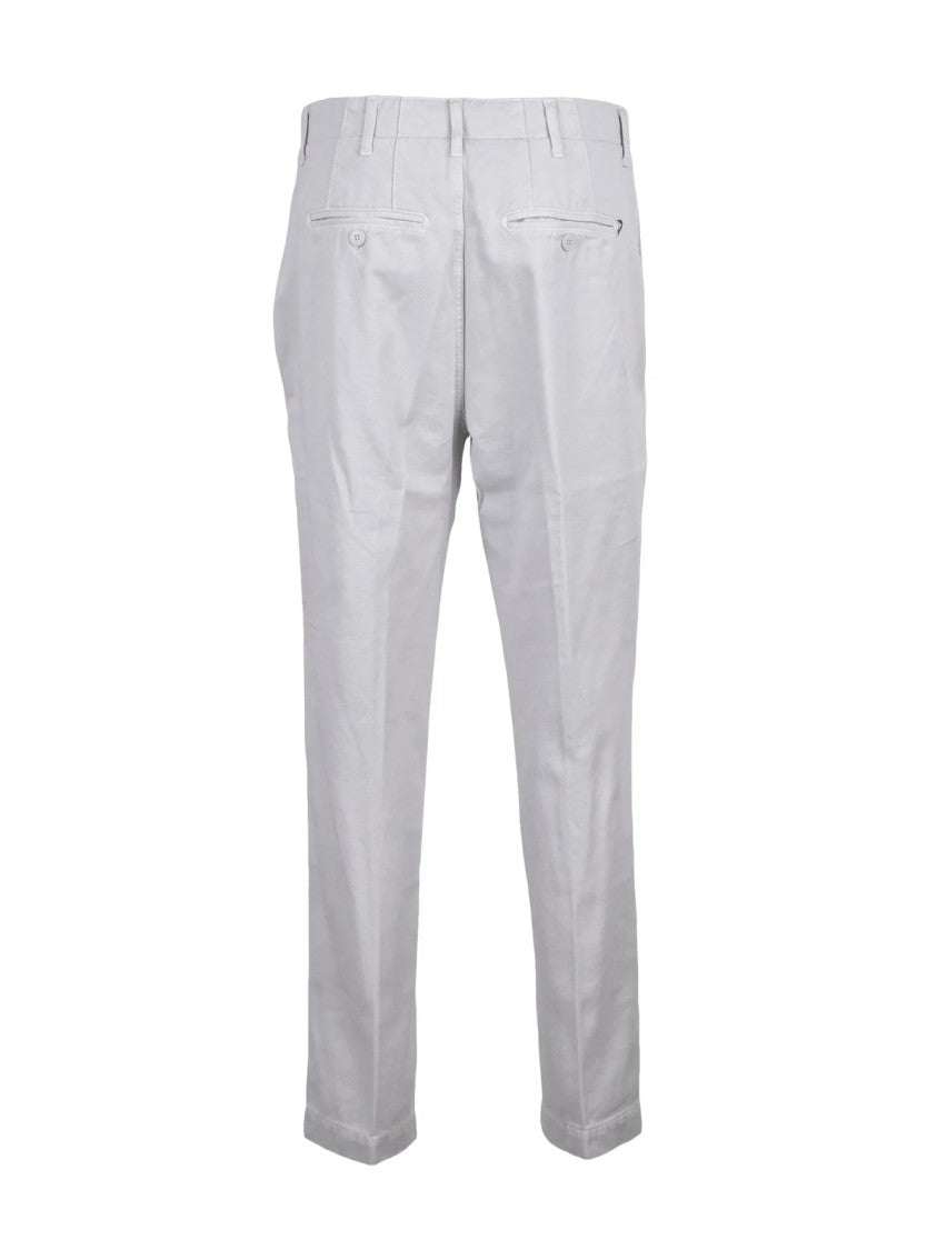 Dondup Janis Cone Leg Trousers - Light Grey