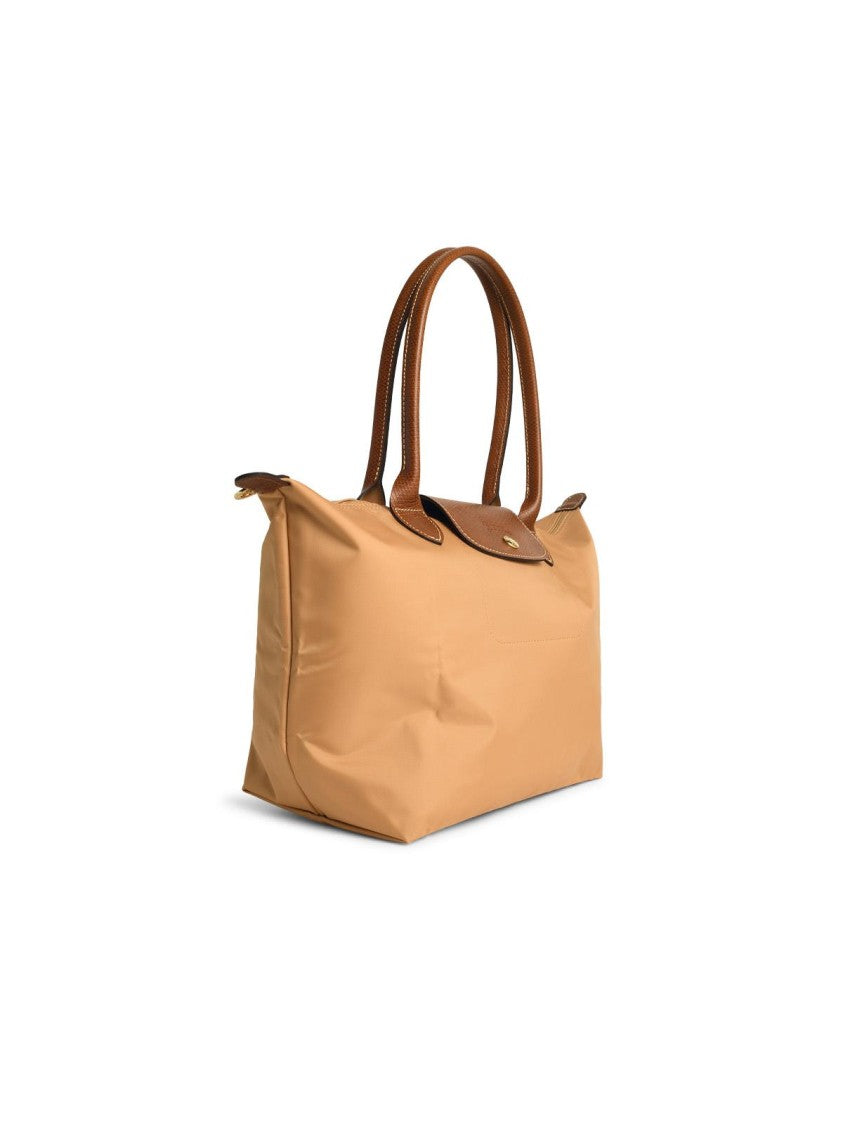 Longchamp M Le Pliage Original' Suede Recycled Tela Shoulder Bag