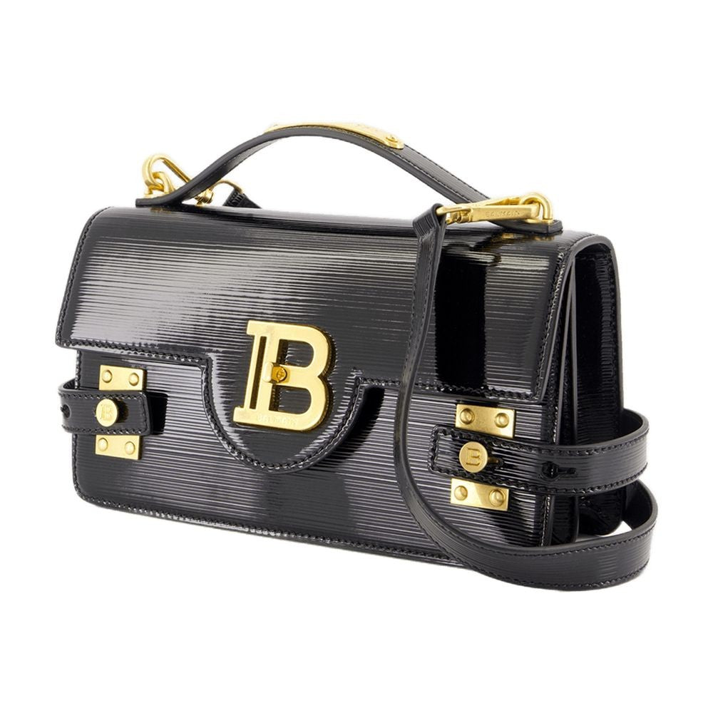 Balmain B-Buzz 24 Crossbody - Leather - Black