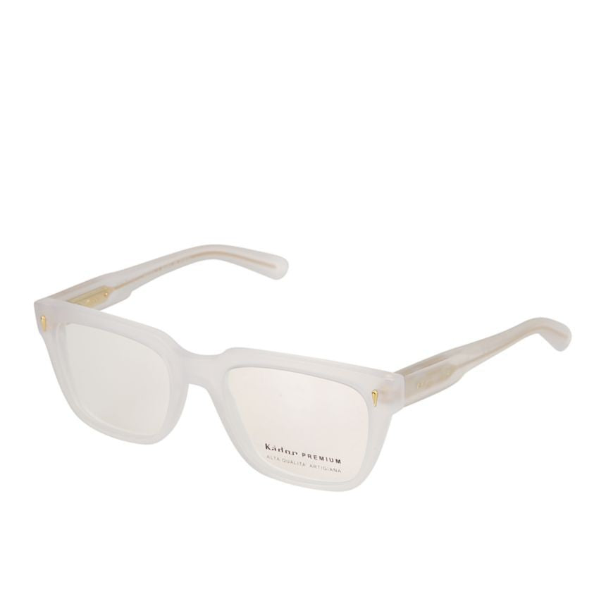 Kador Premium 13-53 Translucent Frosted Eyeglasses With Gold Accents