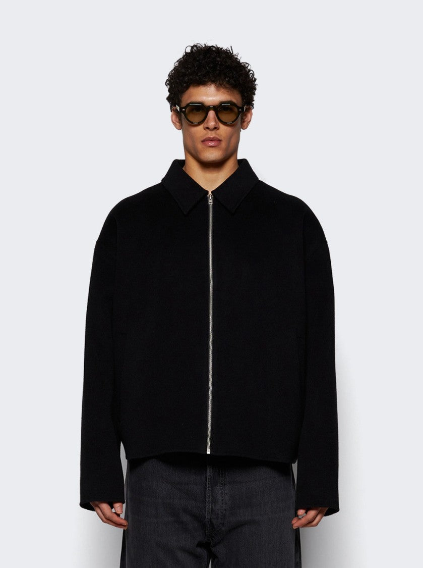 Jacquemus Gros Grain Zip Hoodie Light Beige