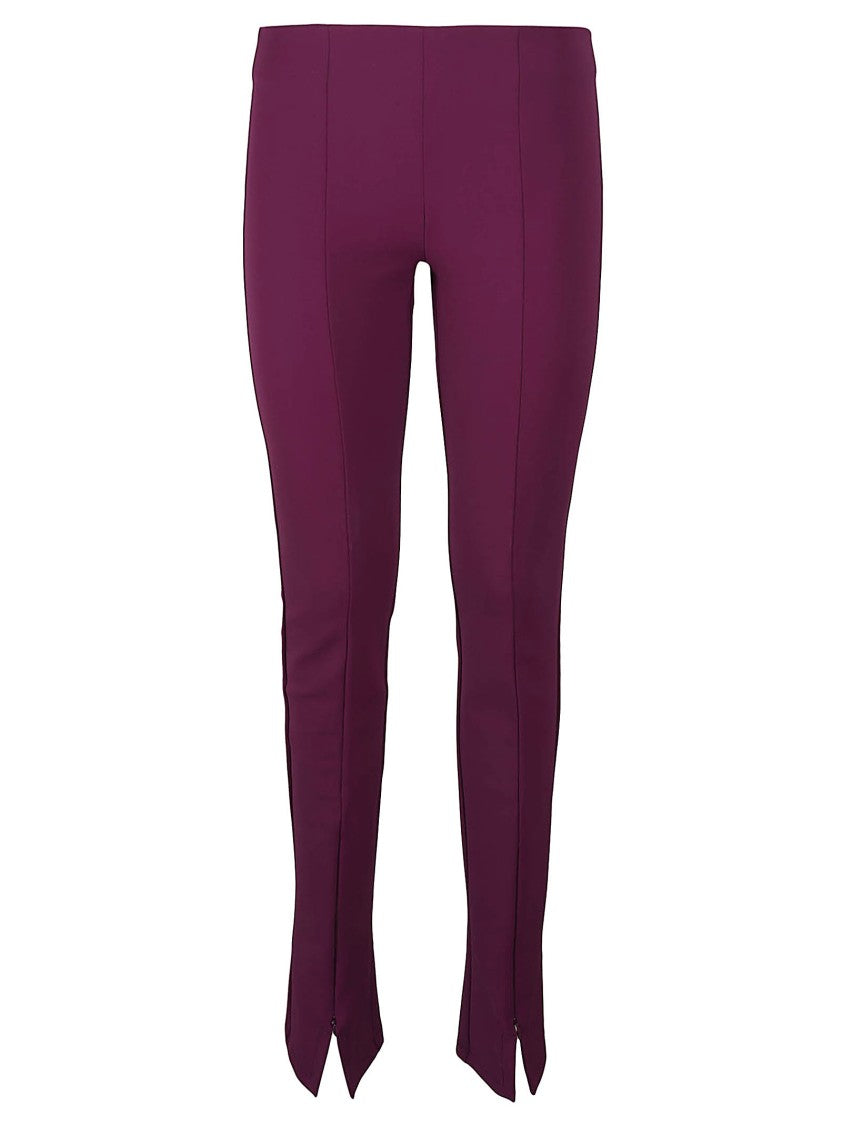Max Mara High-Waisted Trousers With Split Hem Detail