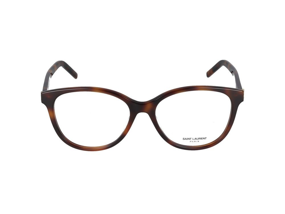 Saint Laurent Havana Oversized Acetate Eyeglasses
