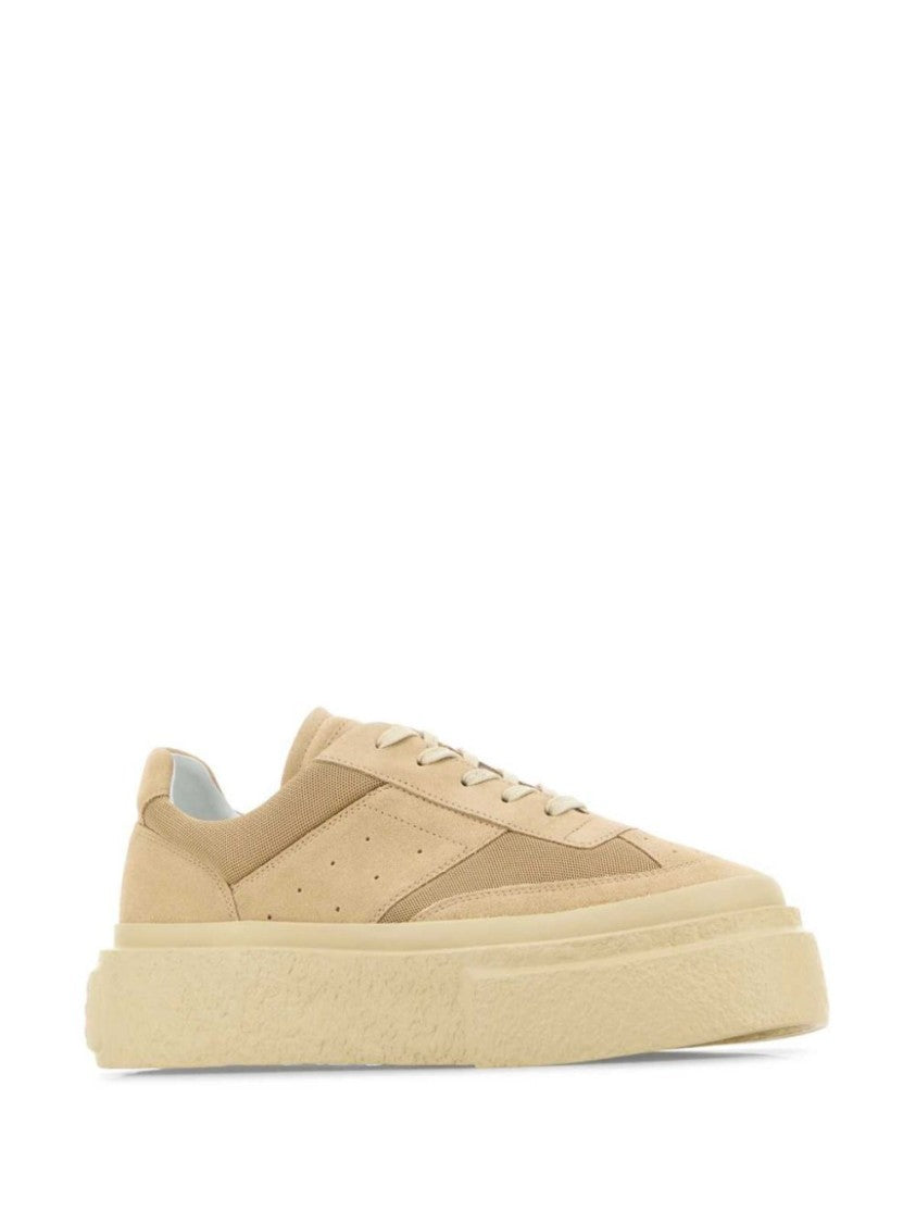 Mm6 By Maison Margiela Chunky Sole Beige Sneakers