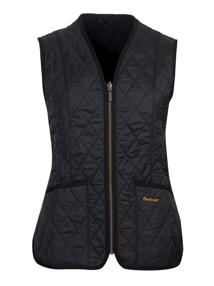 Barbour Quilted Sleeveless Vest With Diamond Stitching