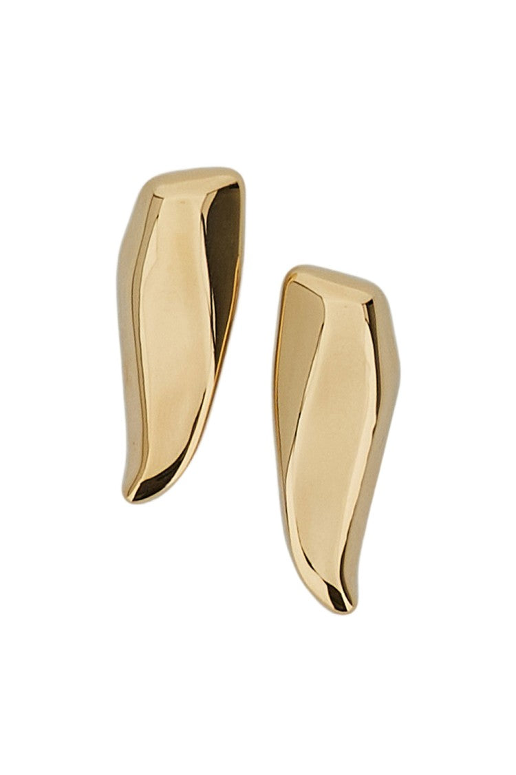 Bottega Veneta Gold Prism Earrings
