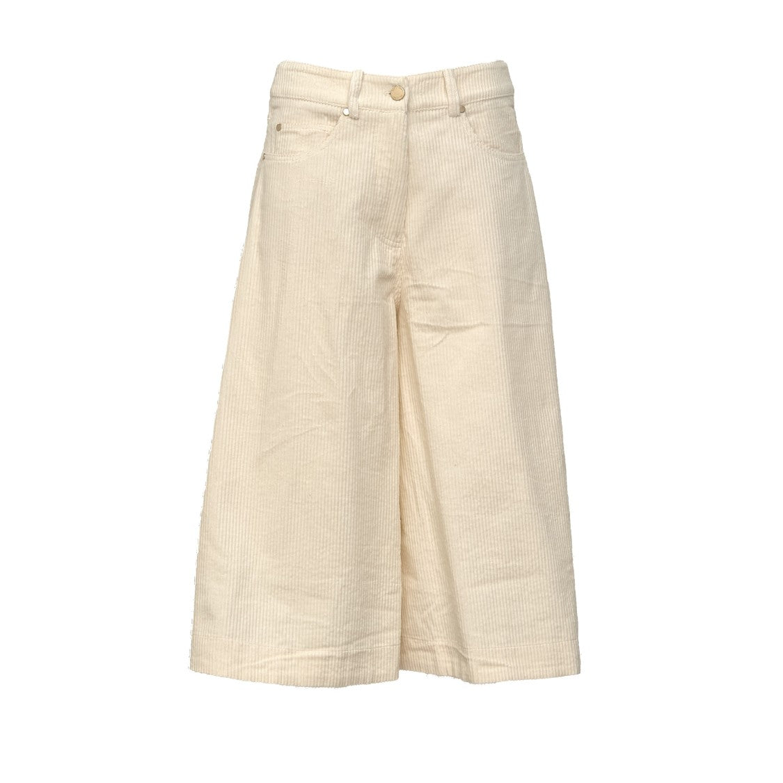Essentiel Antwerp Brown Kigi Wide-Leg Corduroy Bermuda Shorts