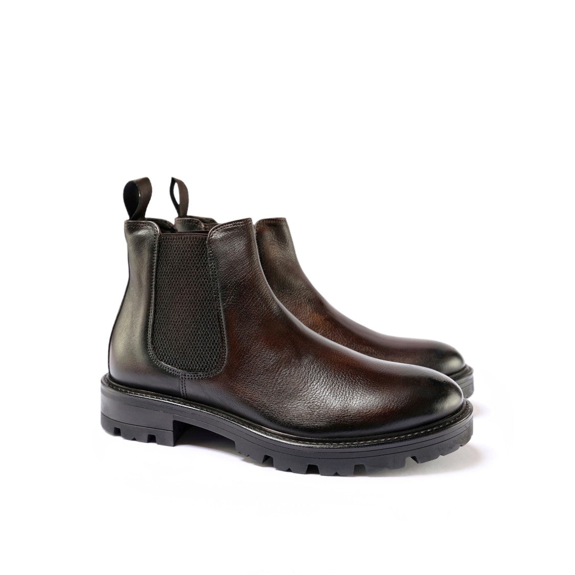 Ton Gout Buffalo Leather Beatles Opera Ankle Boots