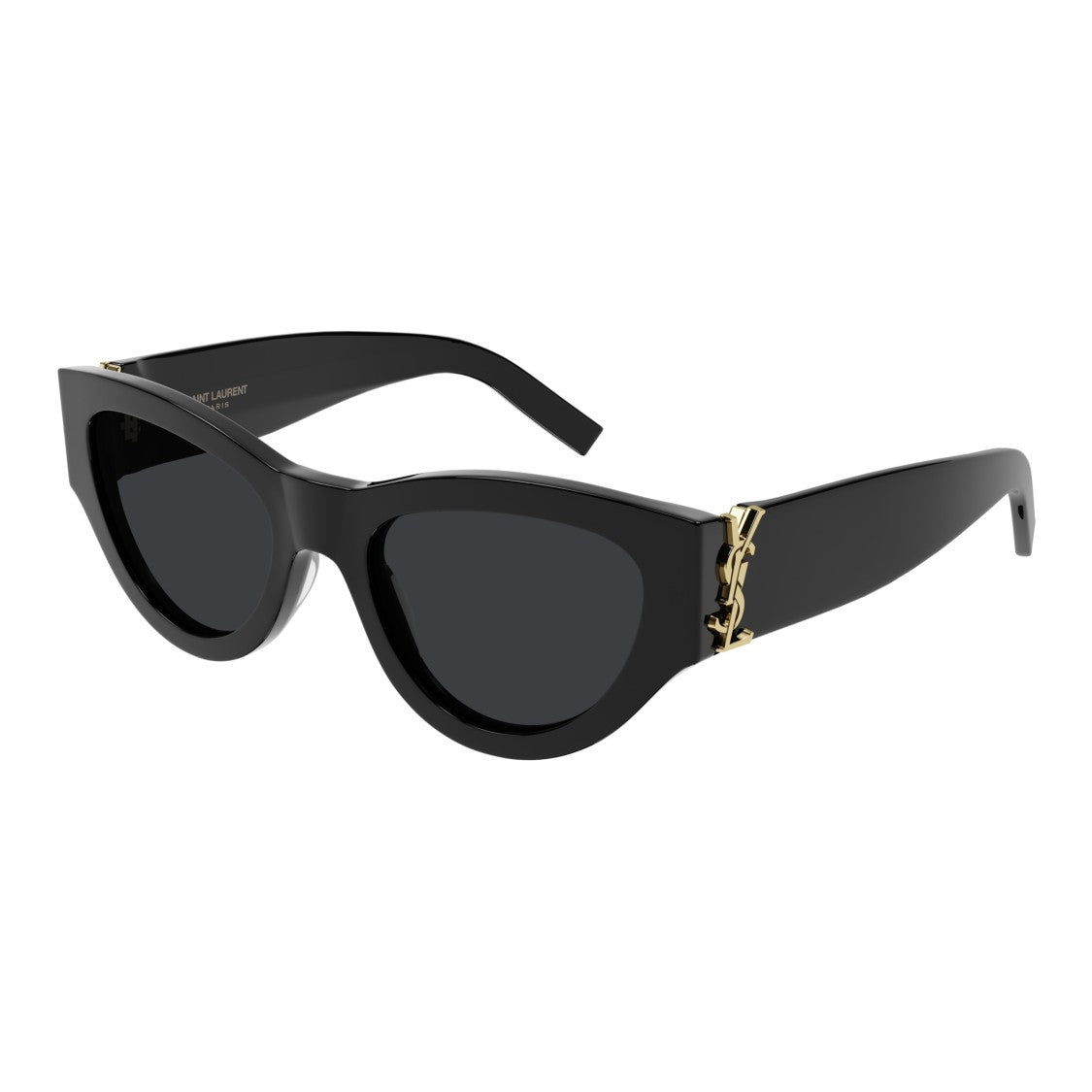 Saint Laurent Cat-Eye Sunglasses With Bold Acetate Frames And Signature Logo
