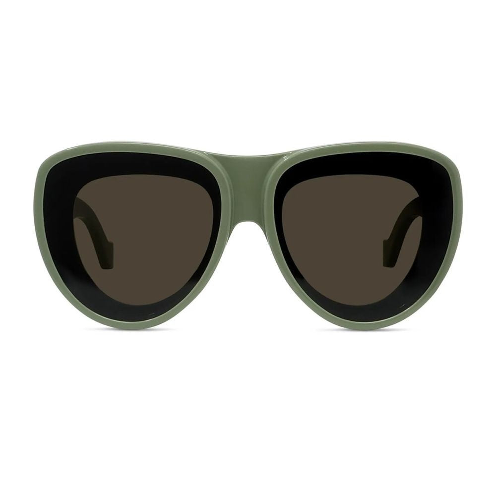Loewe Signature Pilot-Style Sunglasses With Signature Beveled Detailing