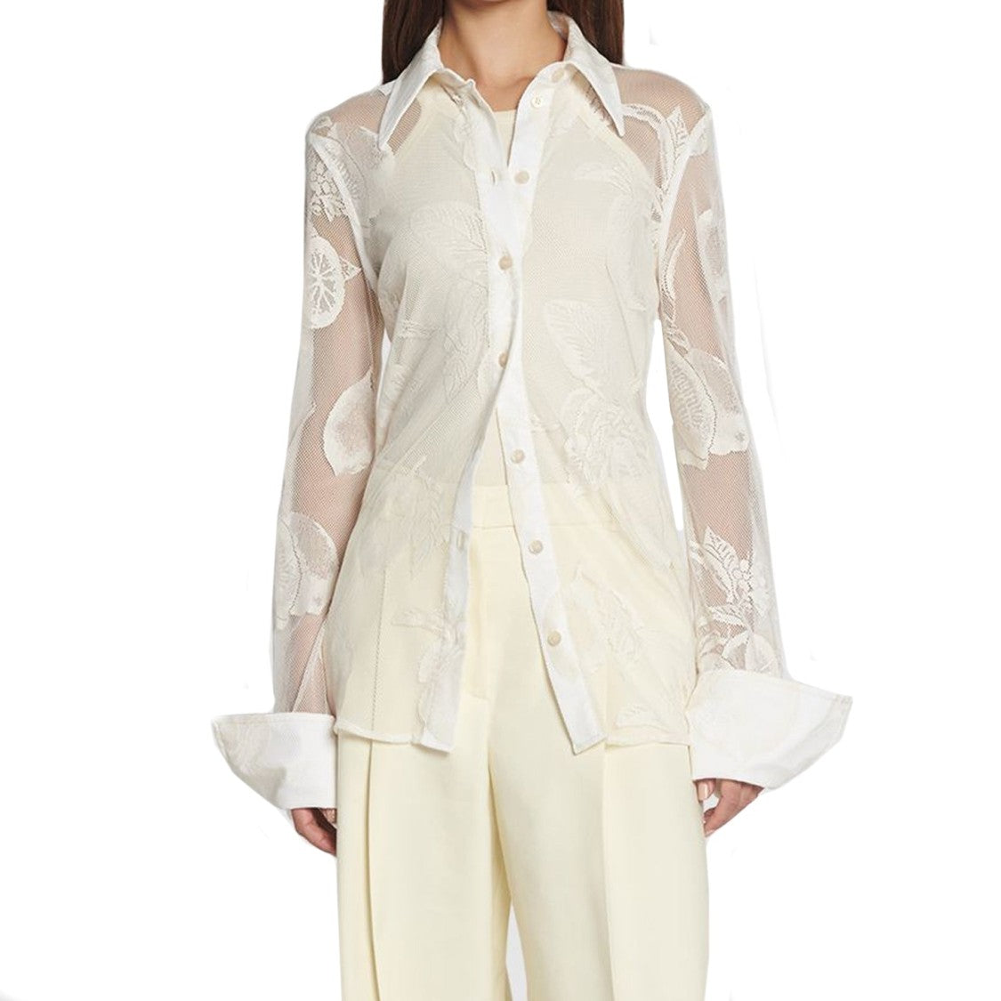 Sportmax Asti Lace Up Double Layer Shirt