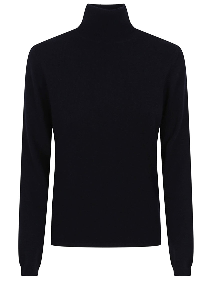 Allude Cashmere Turtleneck Sweater With Fine-Knit Texture