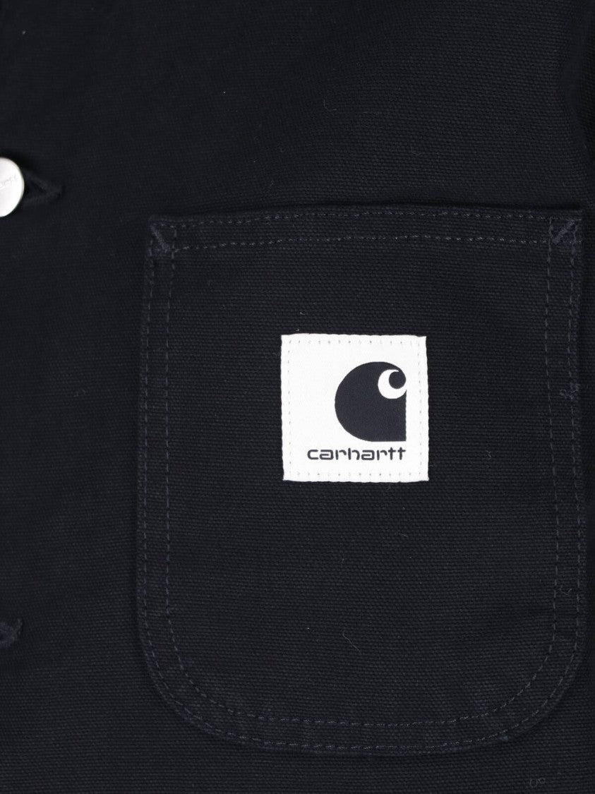 Carhartt Wip Black Og Michigan Cotton Jacket