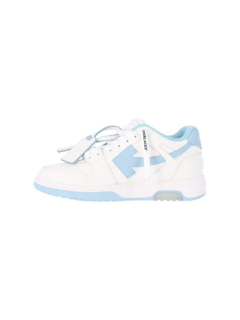 Off-White White Leather Out Of Office Sneakers