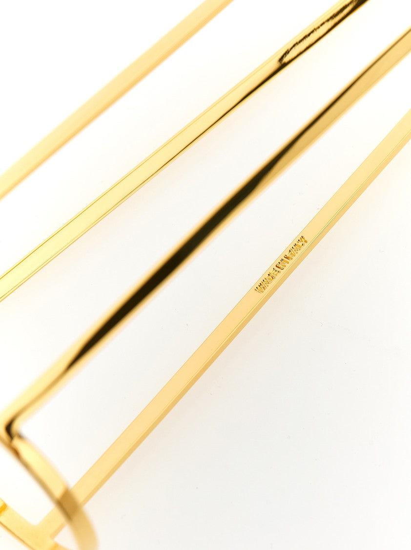 Elisabetta Franchi Cut-Out Metal Bangle