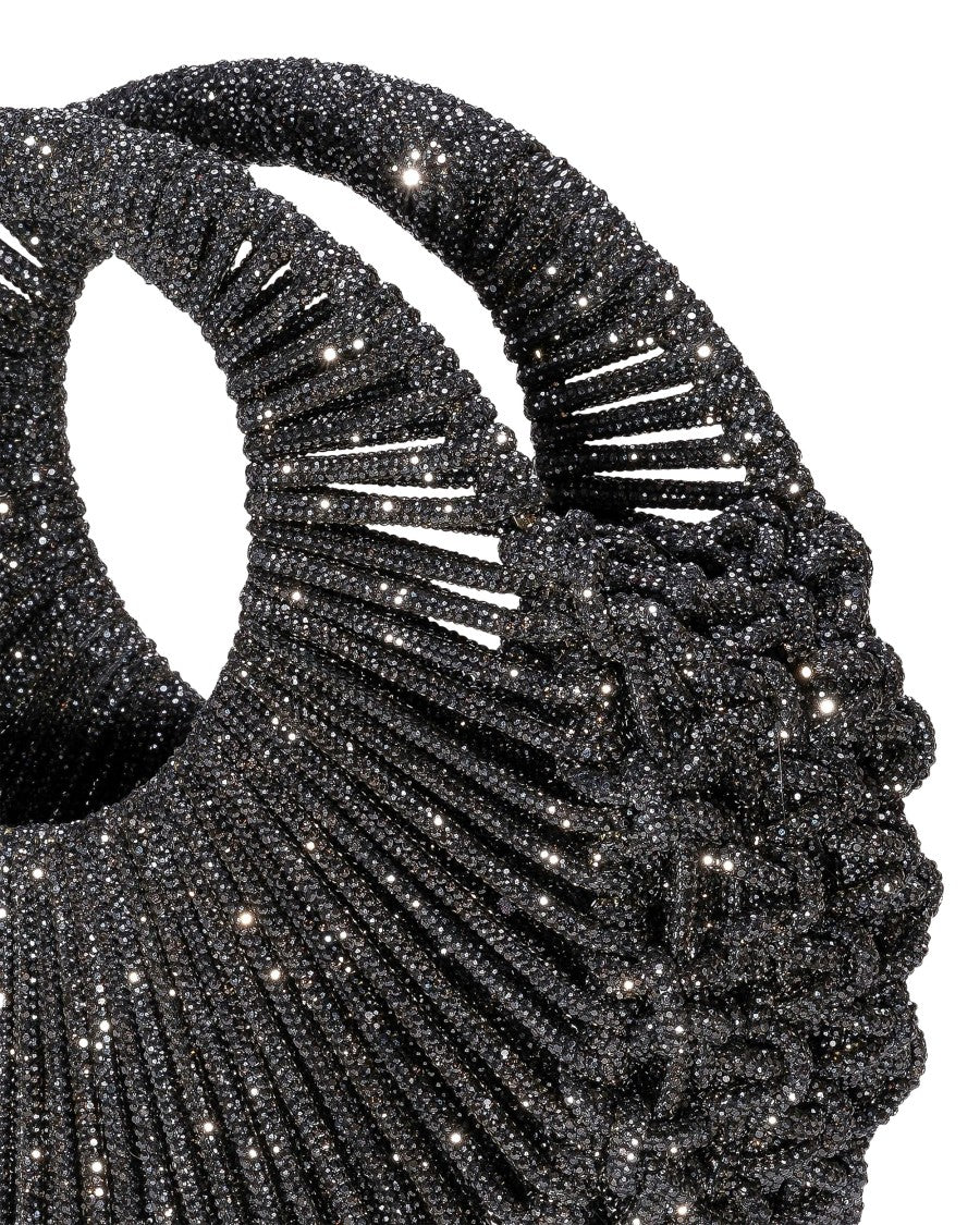 Hibourama Jaya Rainbow Hematite Fan-Shaped Shoulder Bag