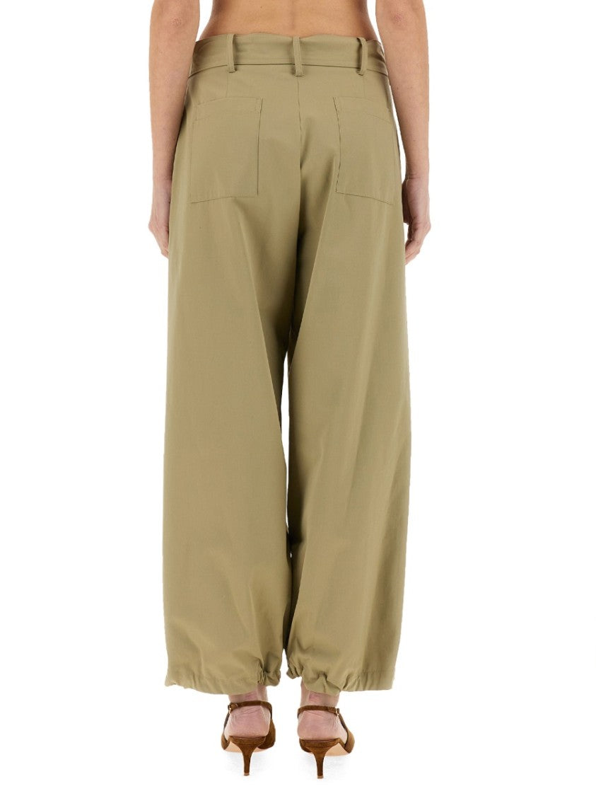 Alysi Relaxed Fit Belted Pants