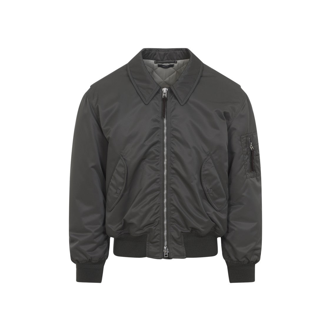 Tom Ford Classic Bomber Jacket With Front Zipper