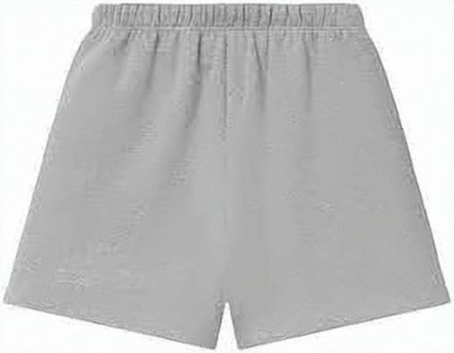 Fear Of God Heathered Grey Shorts With Relaxed Fit And Adjustable Drawstrings