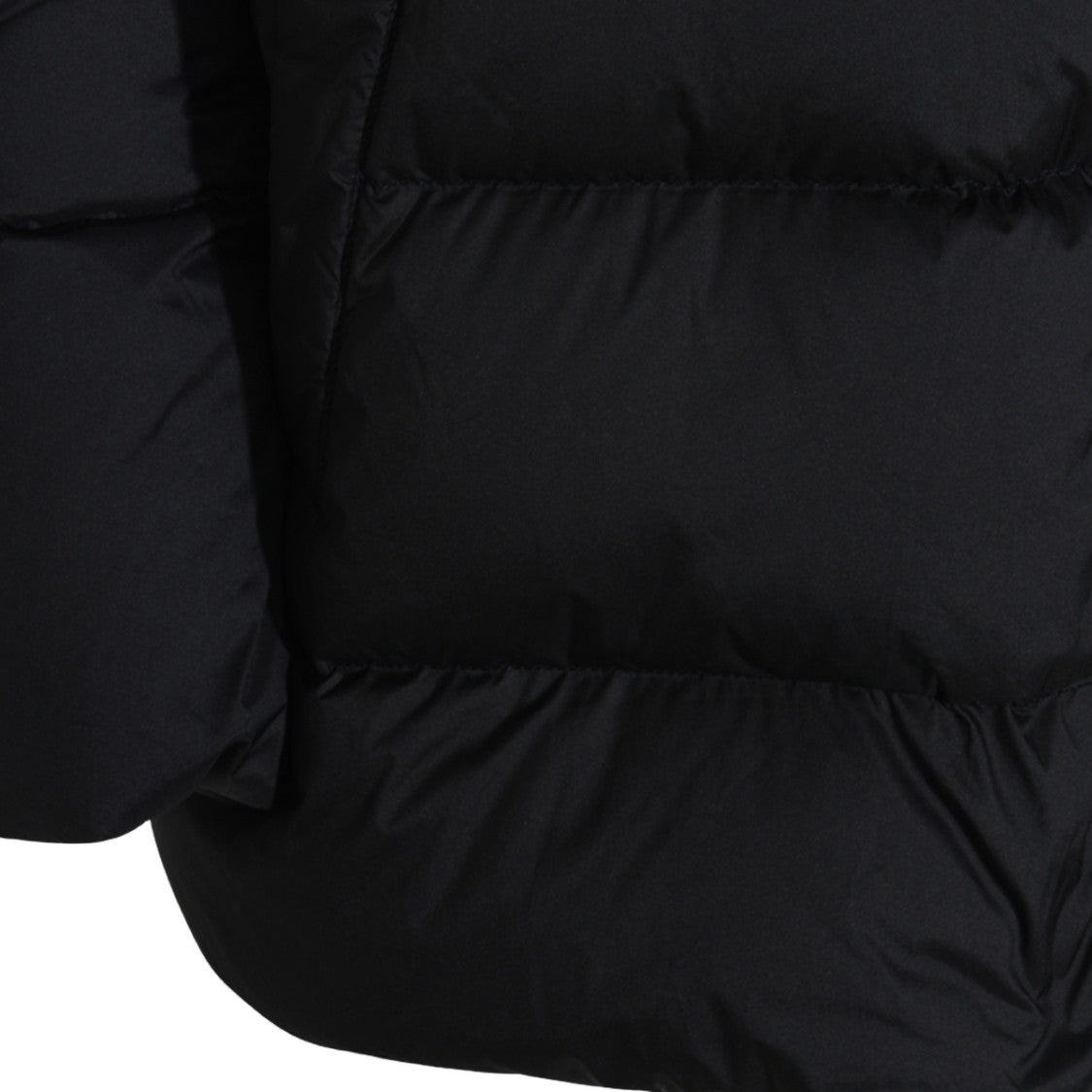 Add Down Puffer Coat With High Collar