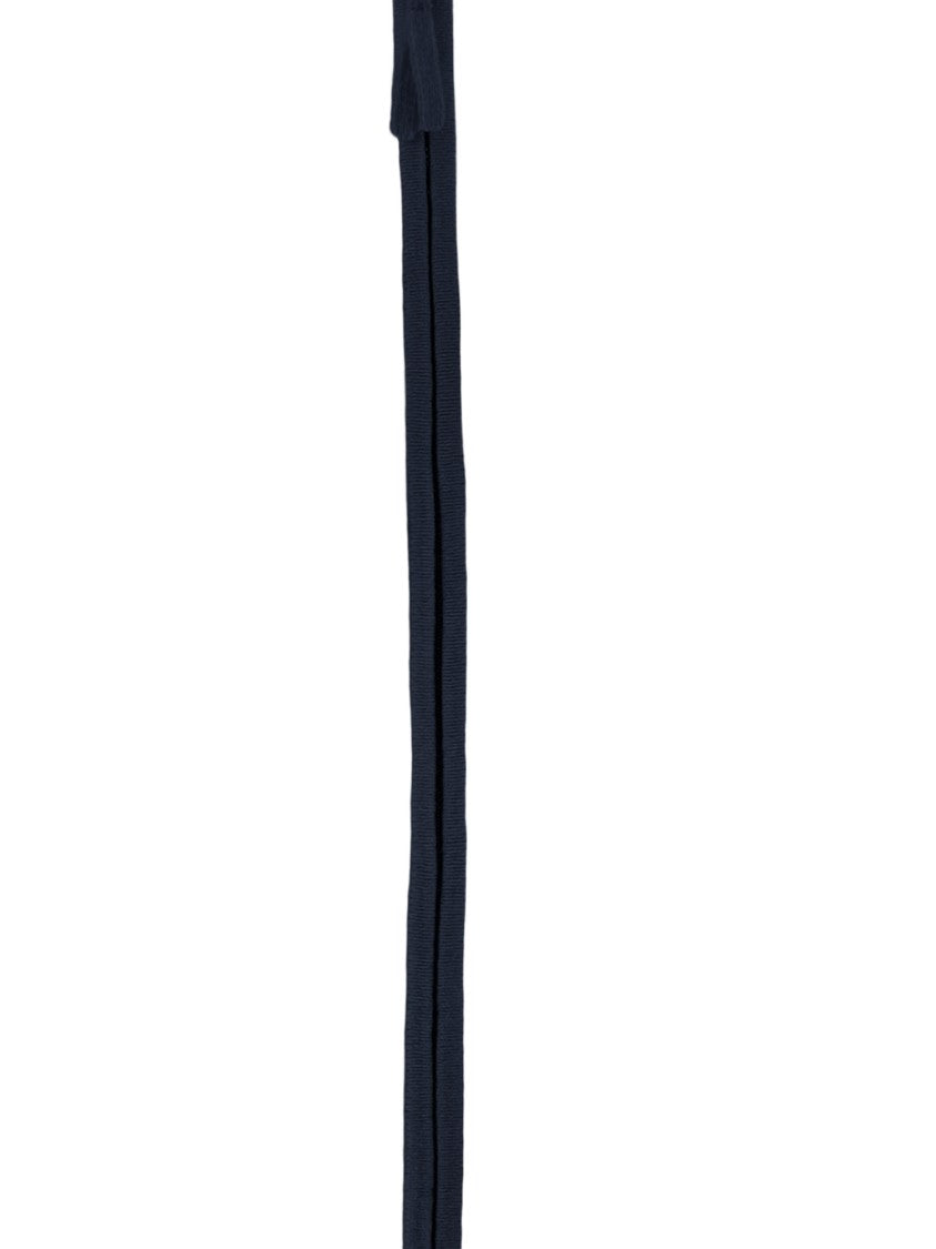 Allude Navy Wool And Cashmere Knit Sweater