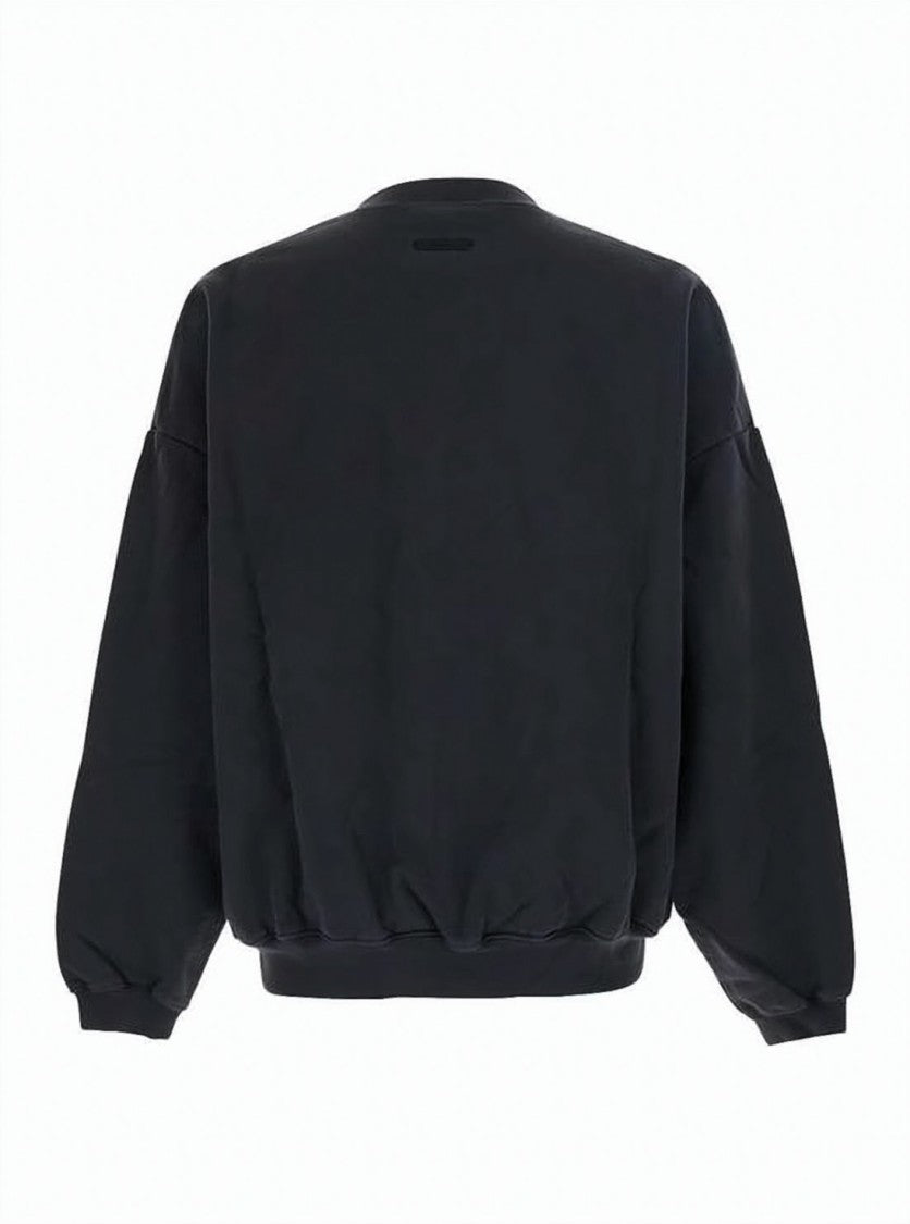 Fear Of God Oversized Black Cotton Sweater