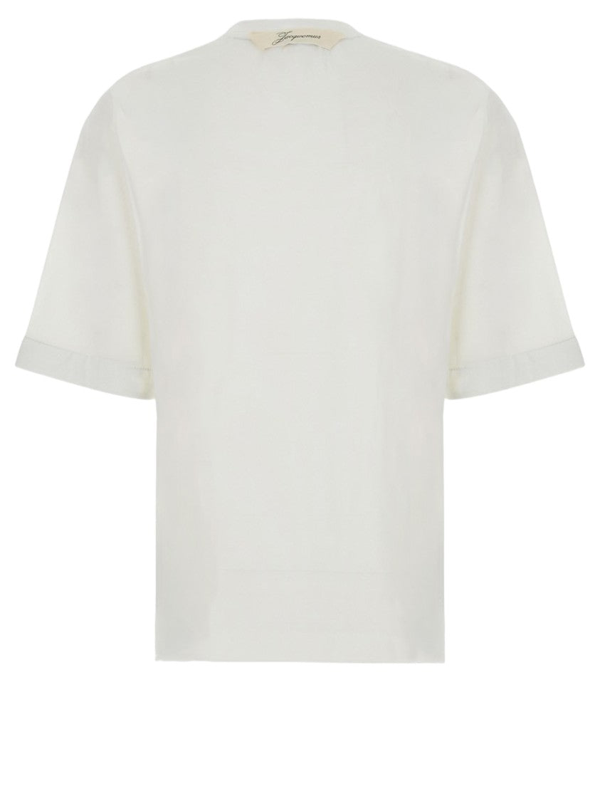 Jacquemus La Ventadou T-Shirt With Design And Embroidered Details