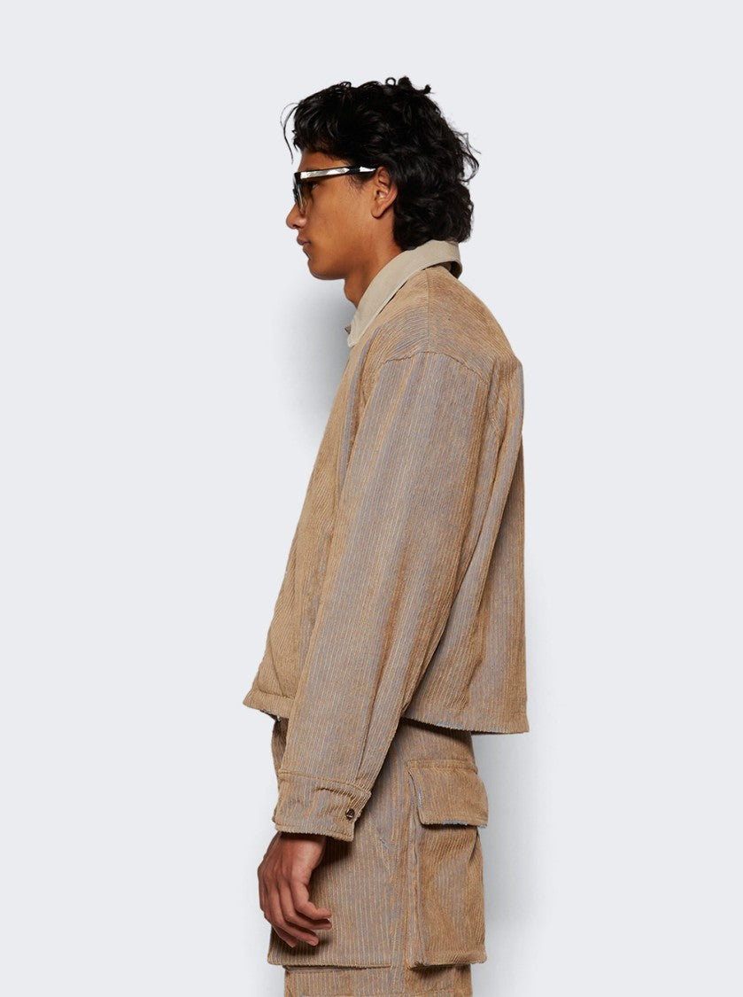 Nahmias Corduroy Box Jacket Beige