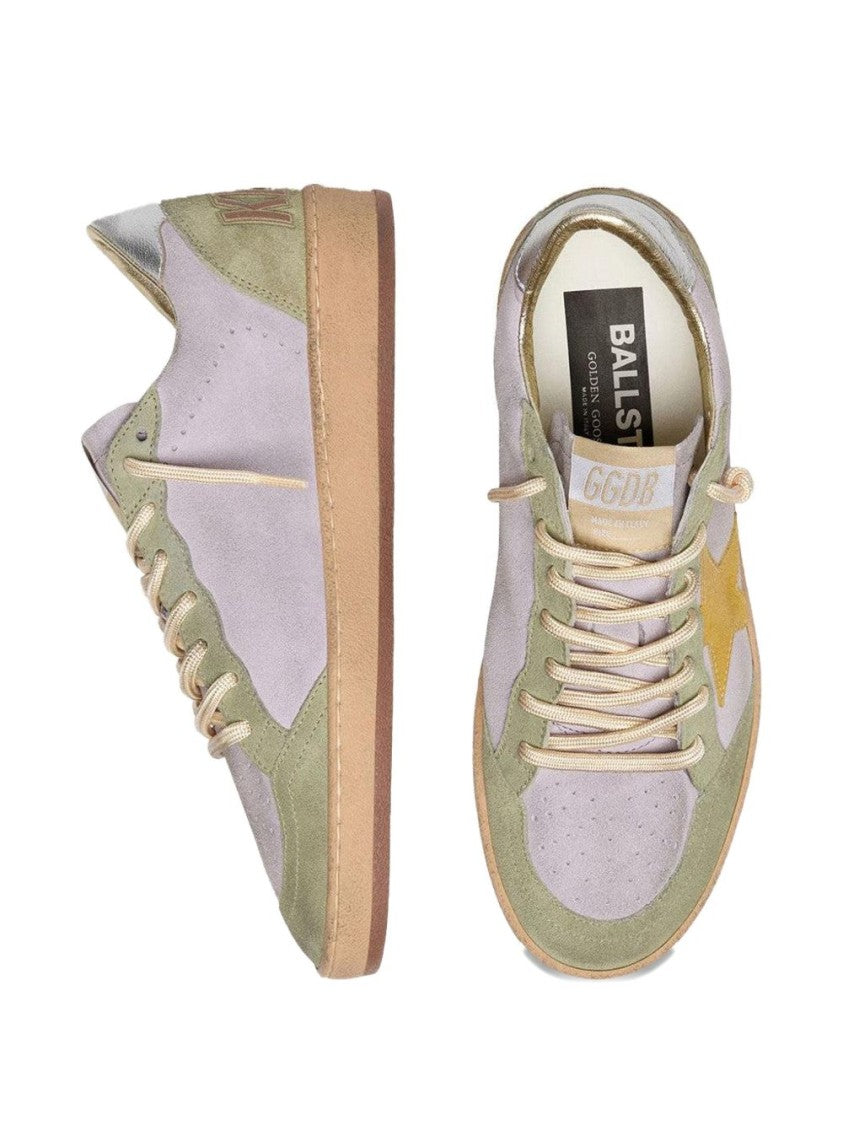 Golden Goose Low-Top Sneakers With Silk And Nylon Construction