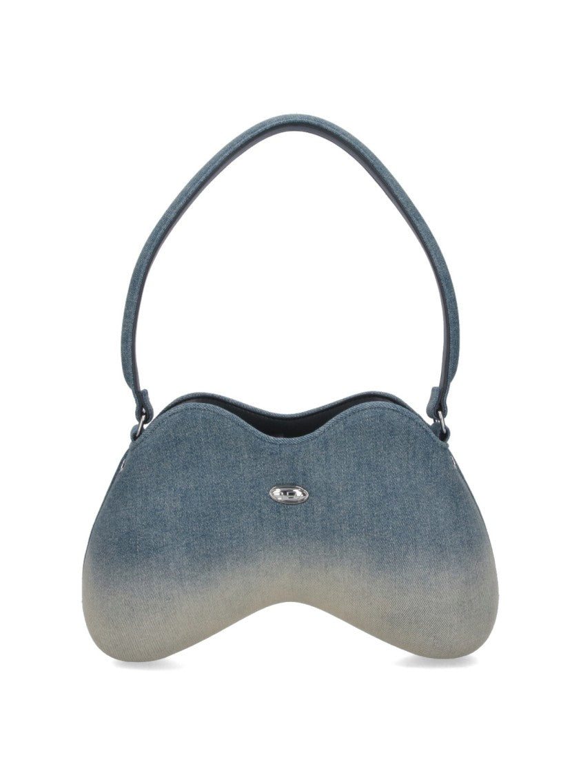 Diesel Denim Shoulder Bag With Double-D Shape