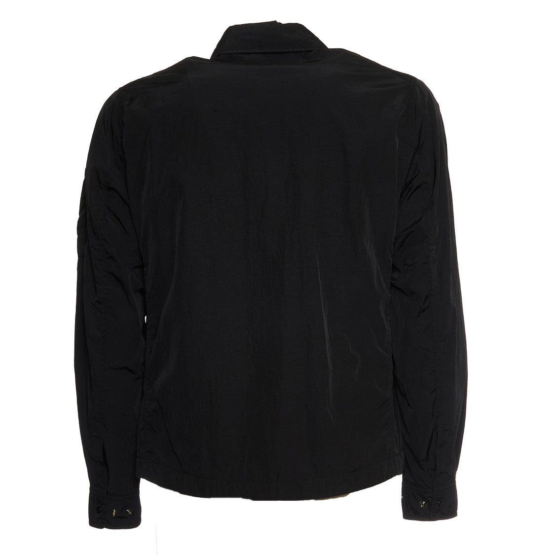 C.P. Company Chrome-R Full Zip Overshirt - Black