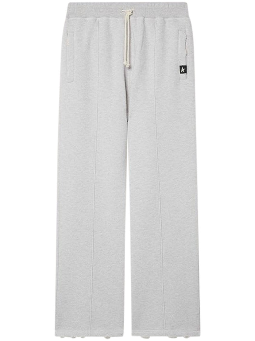 Golden Goose Wide-Leg Trousers With Drawstring Waist And Textured Finish