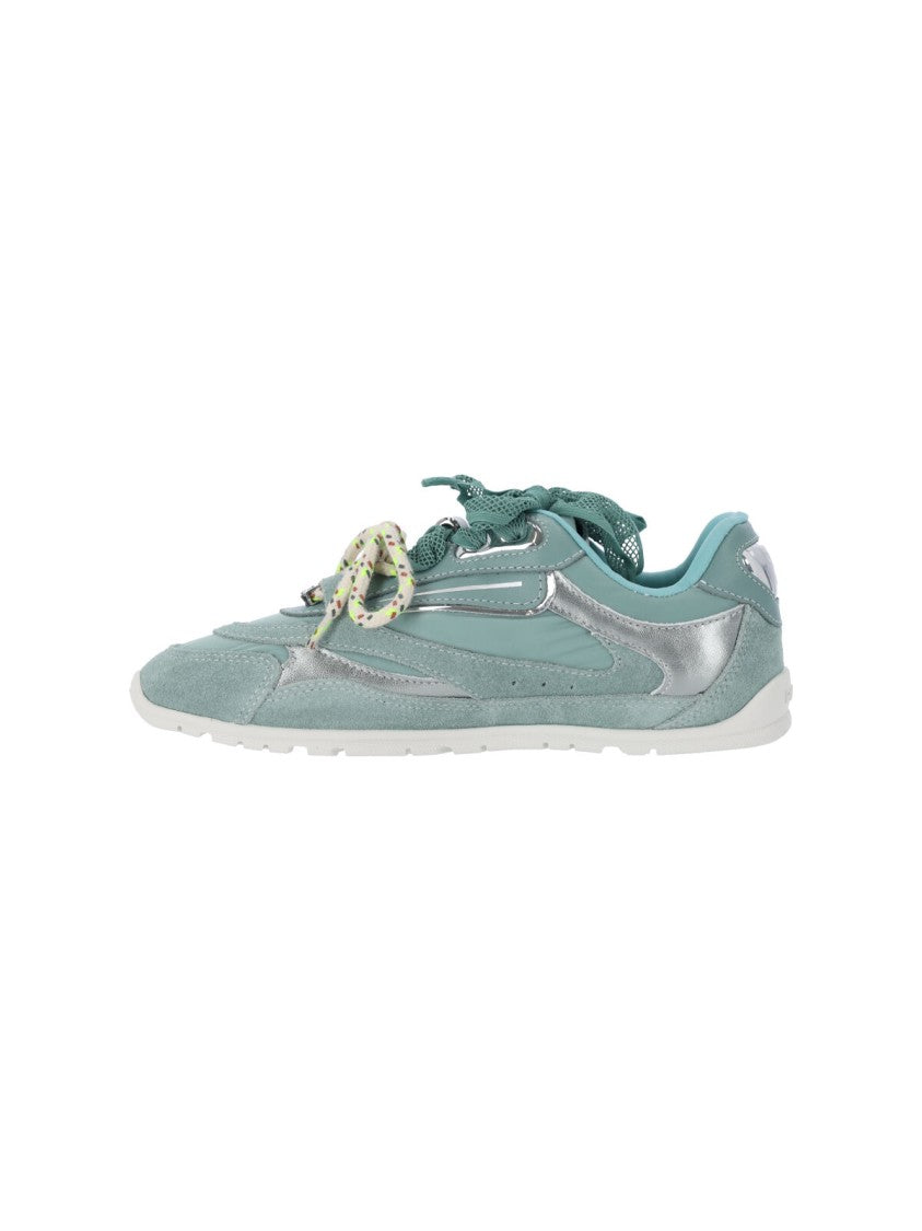 Pinko Blue Yulia 01 Calf Leather Sneakers