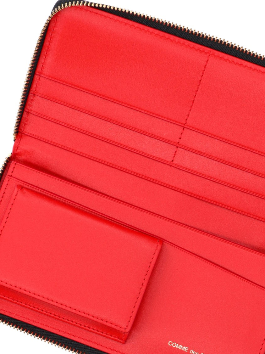 Comme Des Garçons Logo Wallet – Red