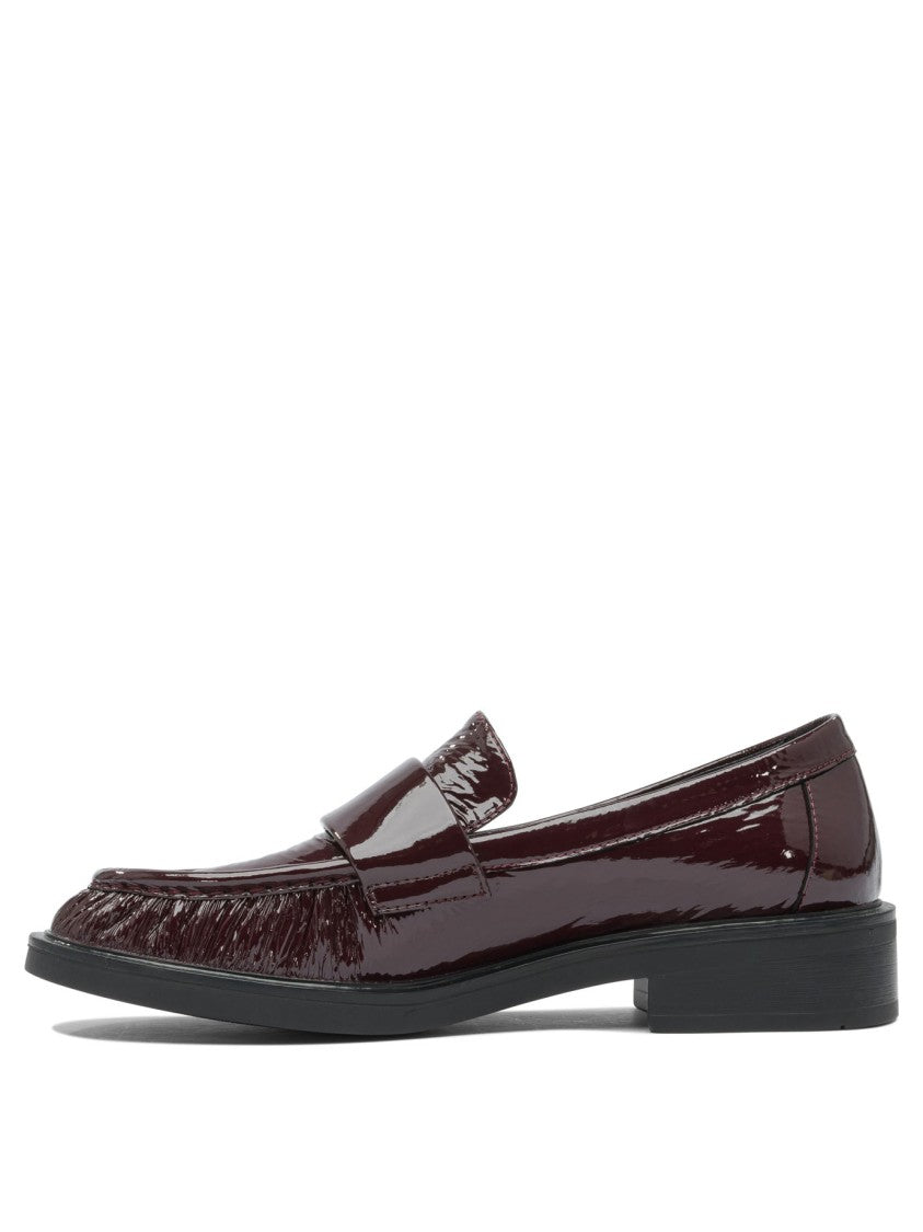 Strategia Bordeaux Penny Loafers With Glossy Finish