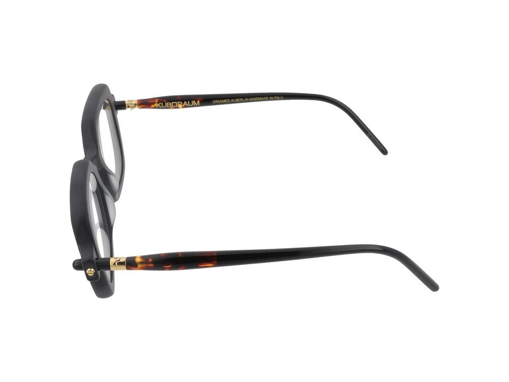 Kuboraum Oversized Tortoiseshell Temple Square Frame Optical Glasses