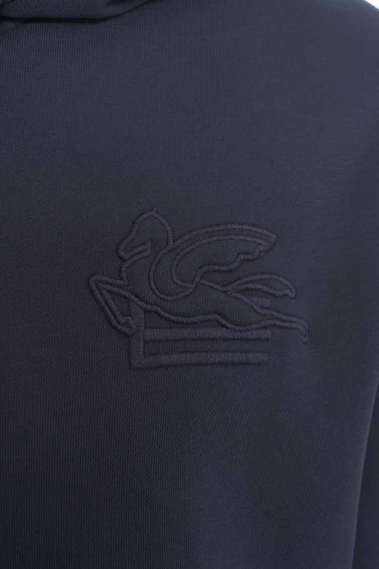 Etro Sweatshirt With Hood And Logo Embroidery