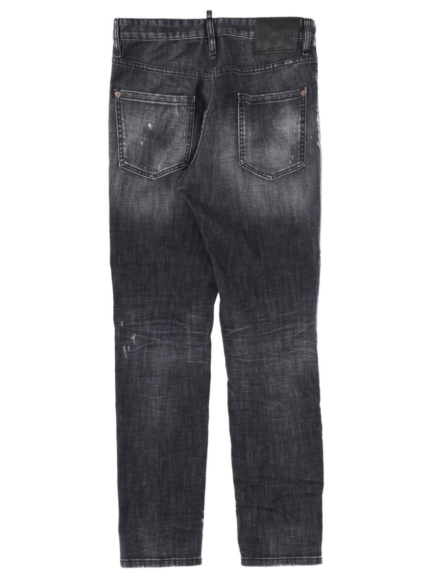 Dsquared2 Teddy Distressed Slim Jeans