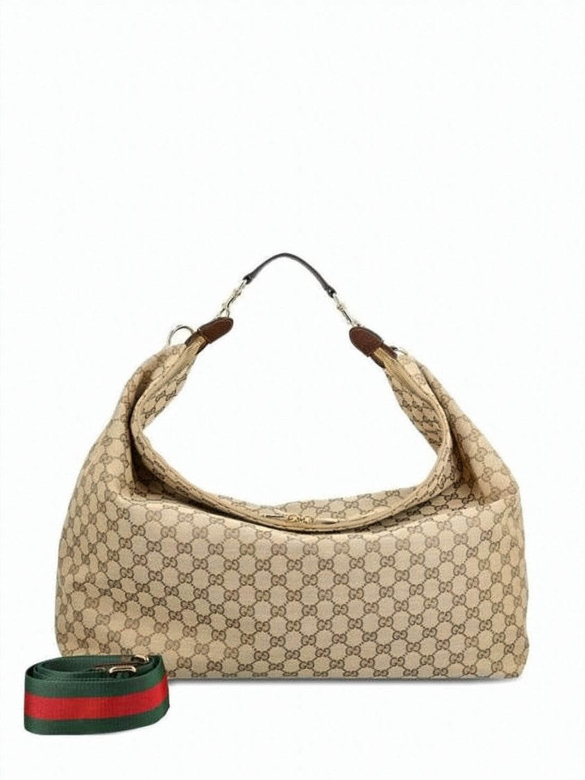 Gucci Beige Brera Gg Canvas Crossbody Bag