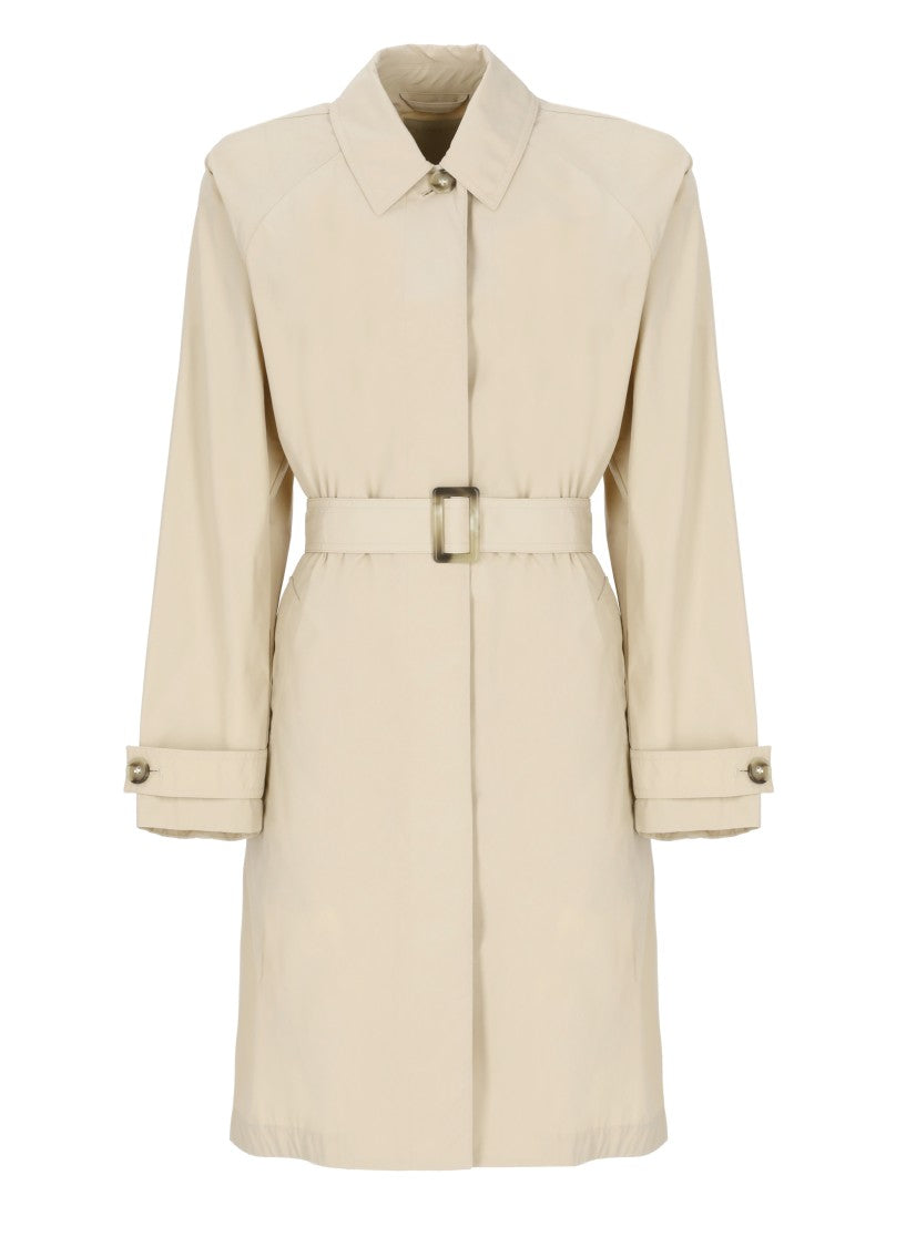 Woolrich Beige Woolrich Trench Coat With Classic Collar