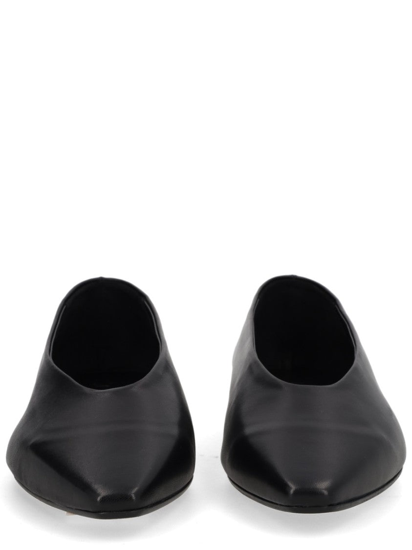 Aeydē Kirsten Pointed-Toe Nappa Leather Flats