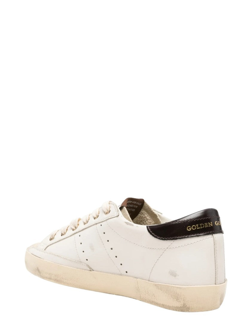 Golden Goose White Leather Superstar Sneakers