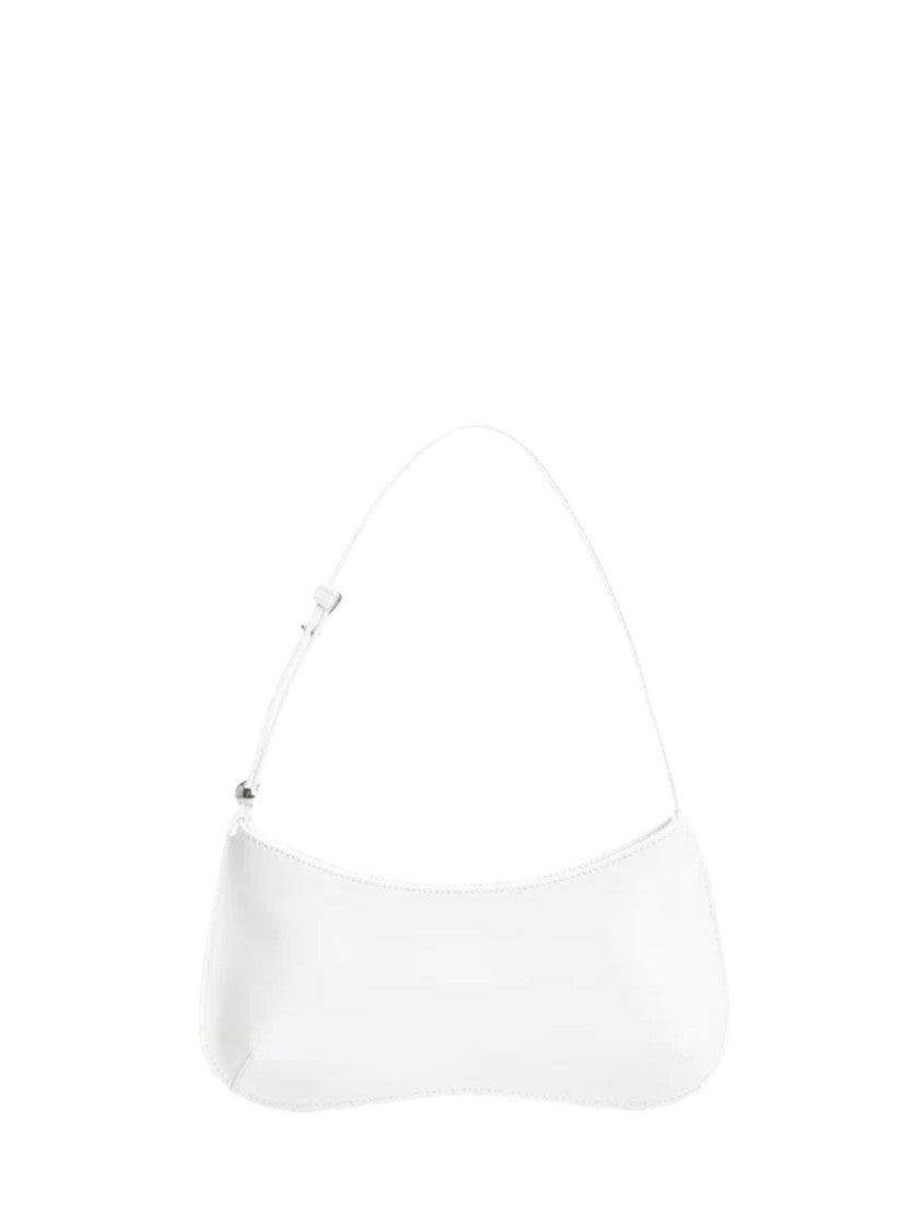 Jacquemus White Adjustable Strap Leather Shoulder Bag