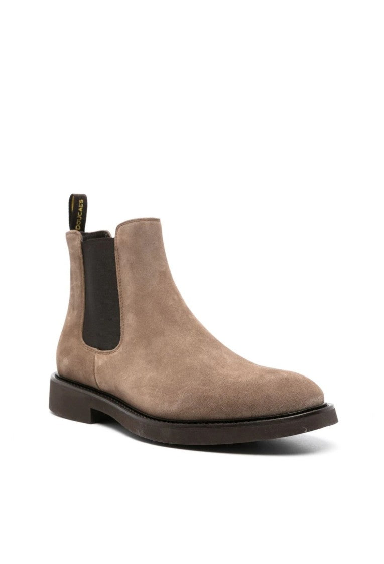 Doucal's Beatles Brown Suede Chelsea Boot