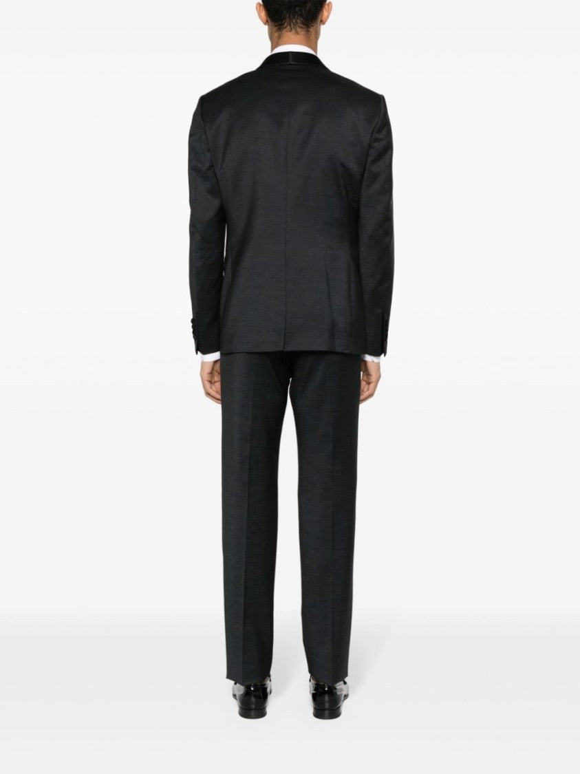 Tagliatore Single-Breasted Black Suit