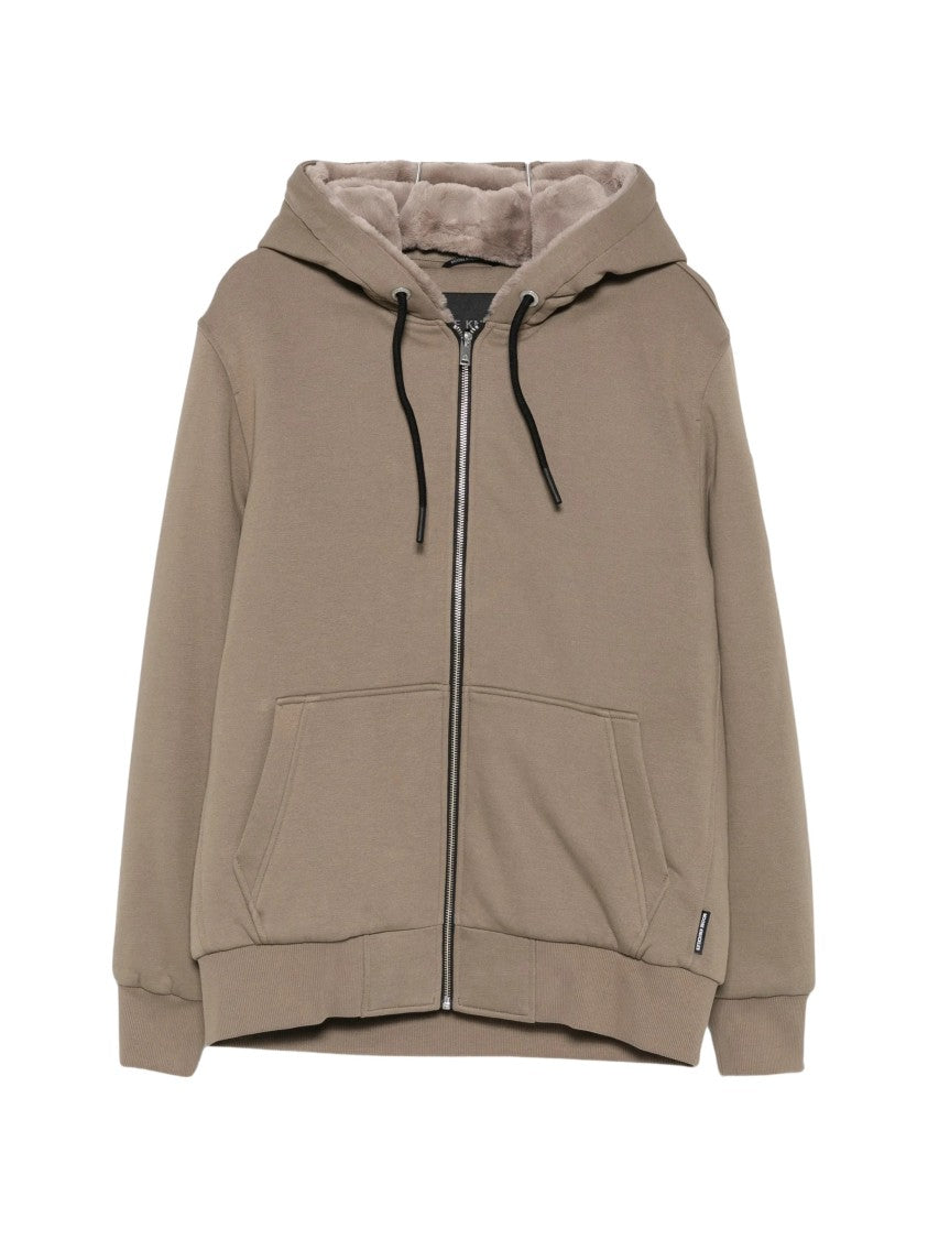 Moose Knuckles Cotton-Blend Classic Bunny Plush-Lined Zip-Up Hoodie