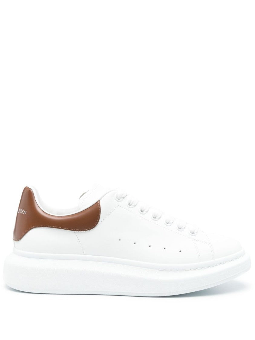 Alexander Mcqueen Oversized White Calf Leather Sneakers