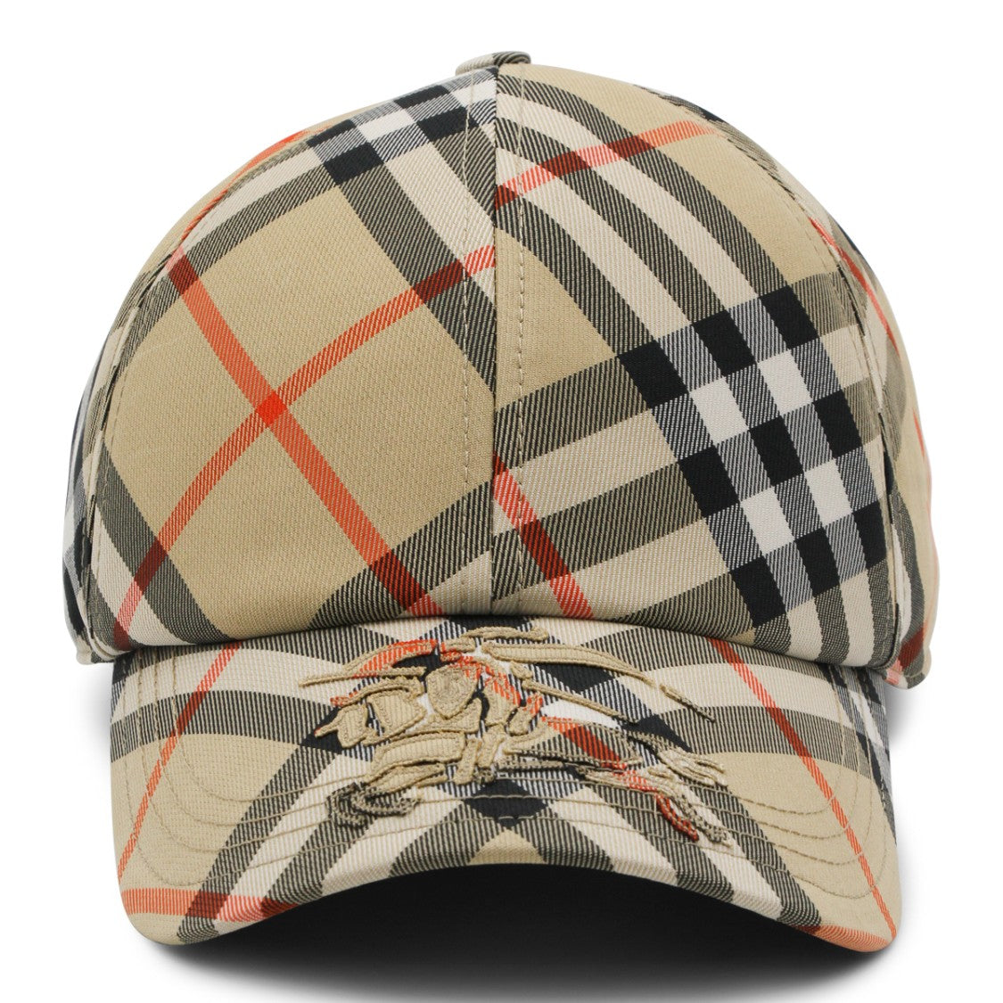 Burberry Beige Logo-Detail Hat