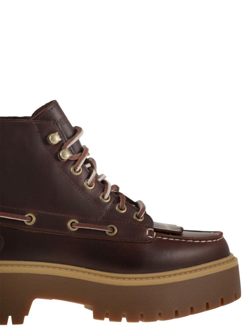 Timberland Stone Street - Fringed Boot With Platform