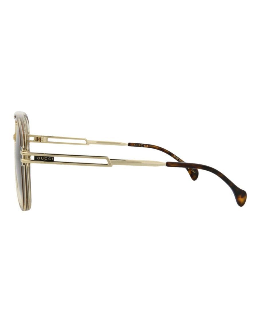 Gucci Aviator-Style Acetate Sunglasses